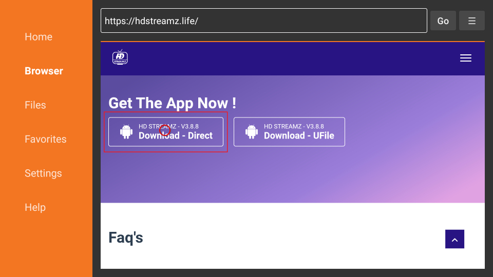 select download hd streamz