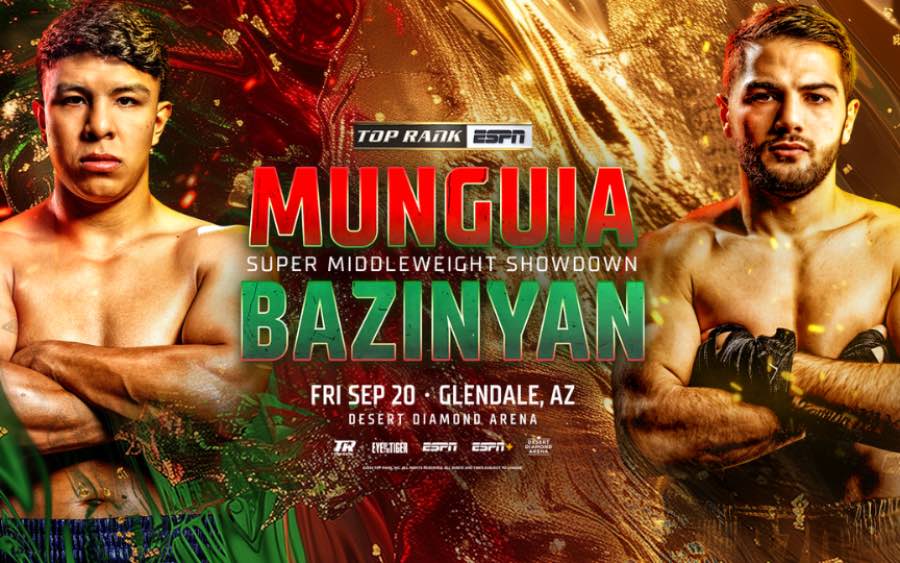 Watch Jaime Munguia vs. Erik Bazinyan online