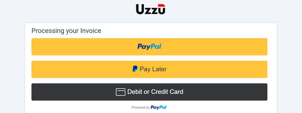 select payment options