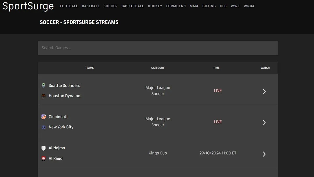 sportsurge
