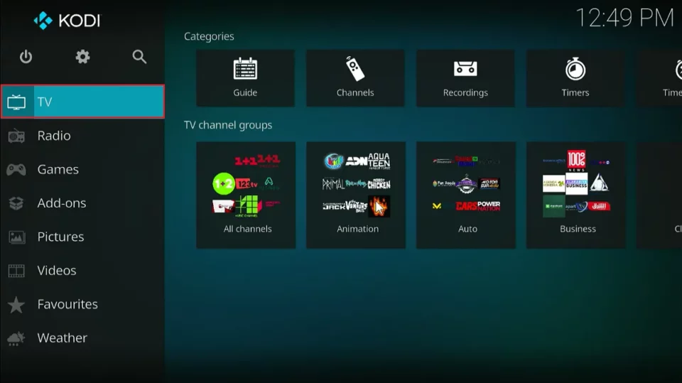 select tv
