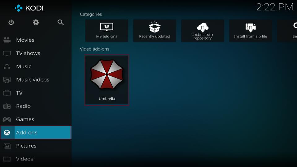 addons umbrella