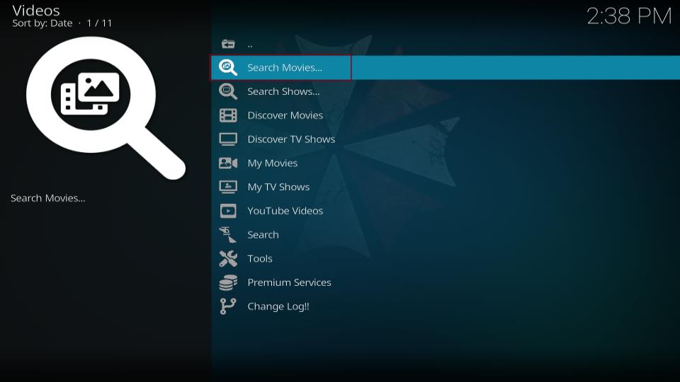 select search movies