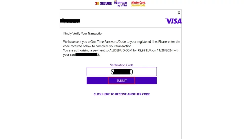 select submit