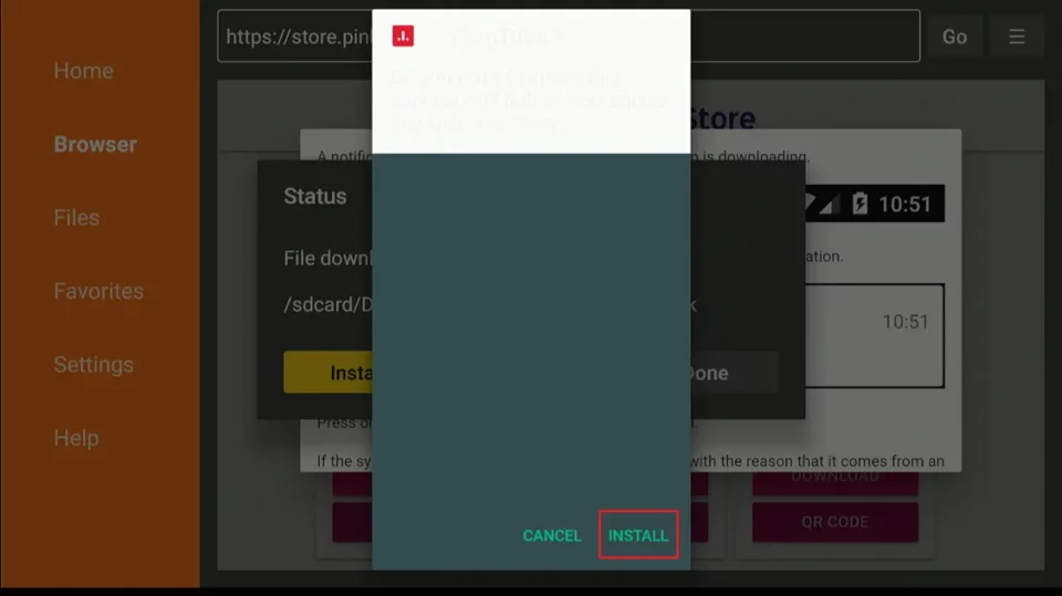 select install cumtube