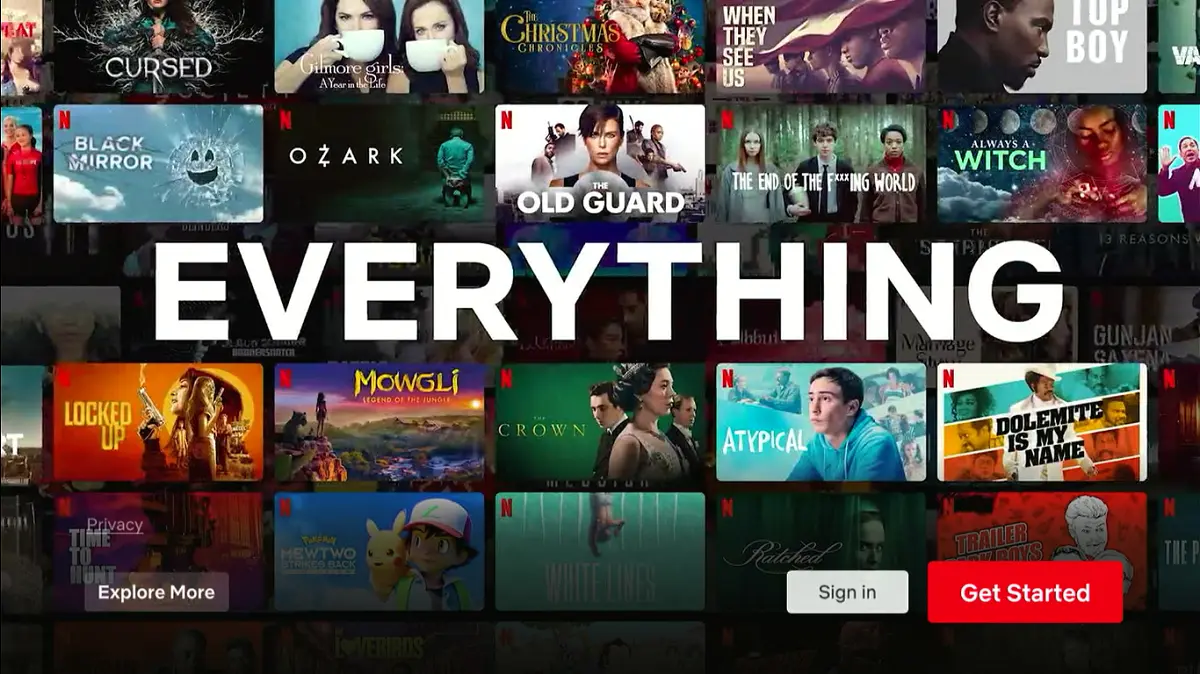 netflix logged out