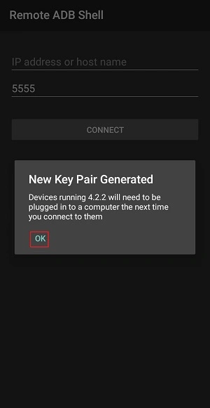 click ok