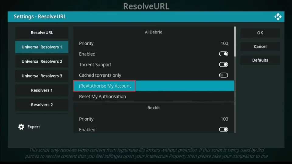 reauth my account