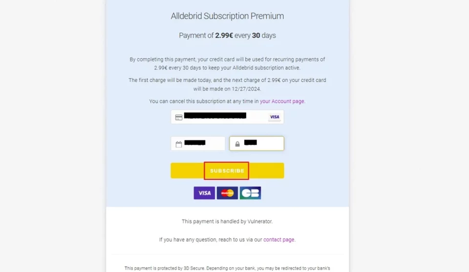 select subscribe