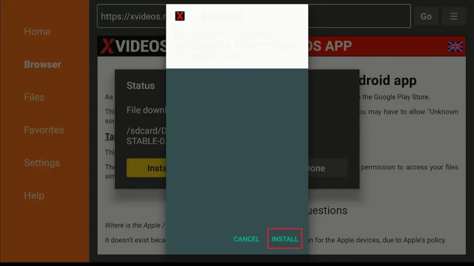 install xvideos