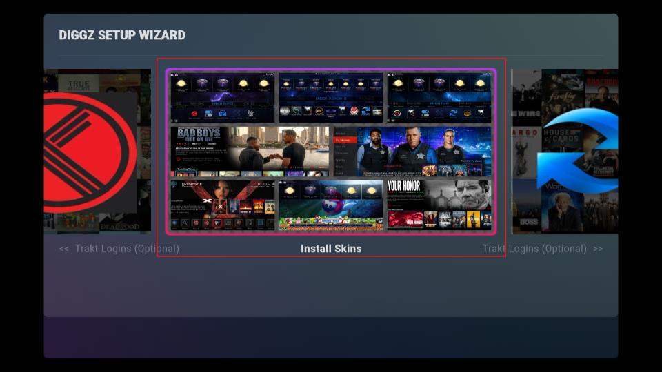 install skins chef wizard