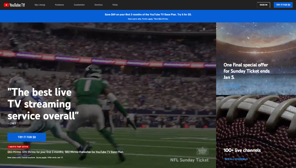 youtube tv