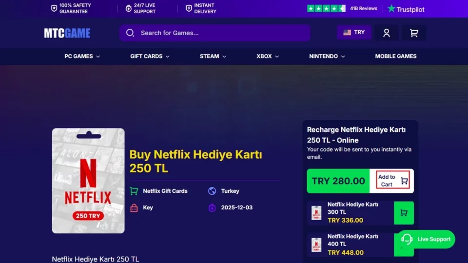 select add to cart