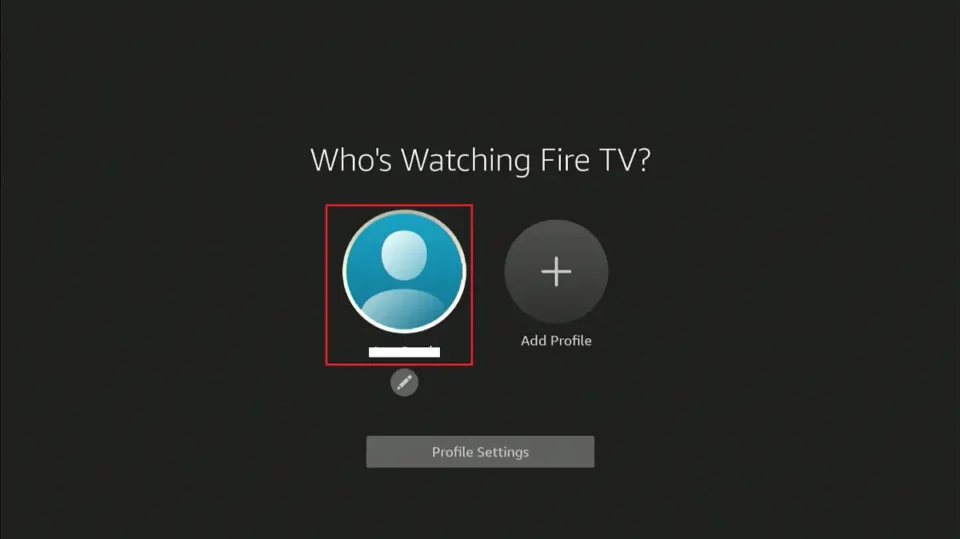 select your profile