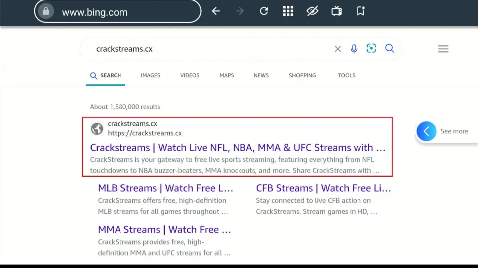 select crackstreams