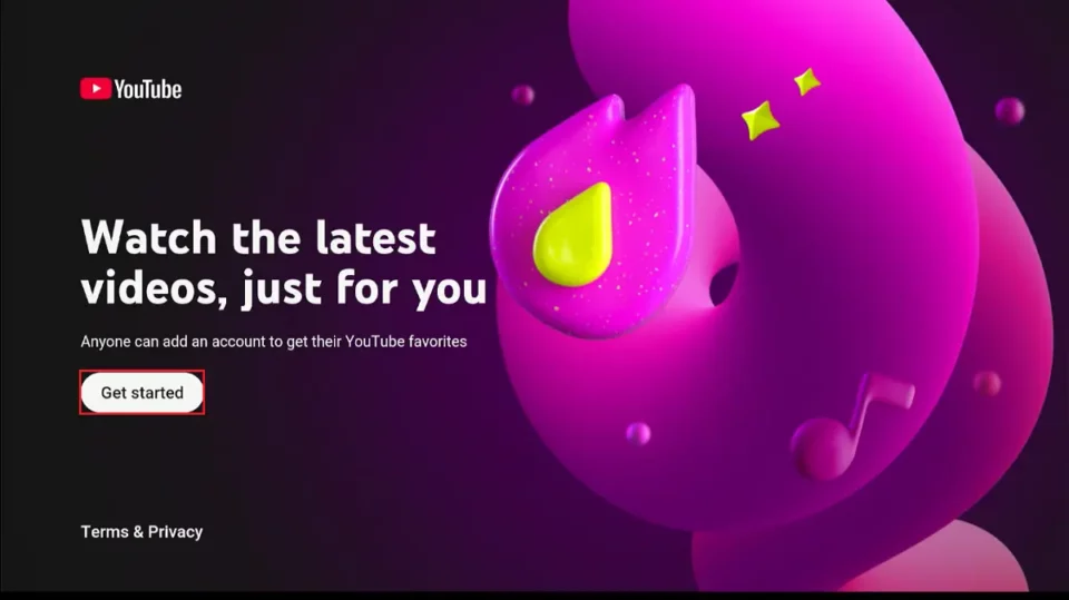 select get started