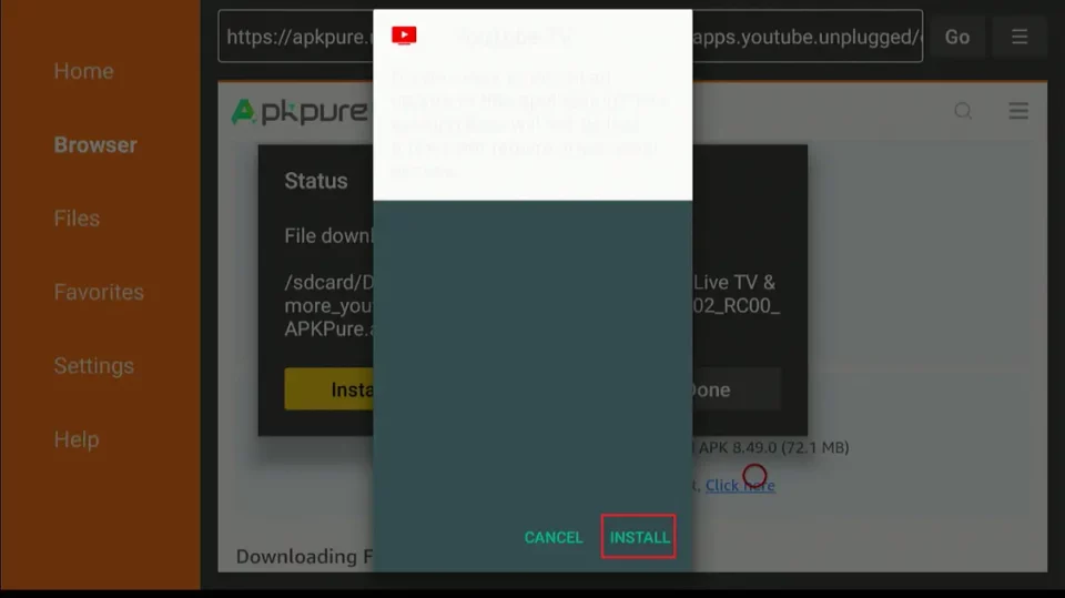 install youtube