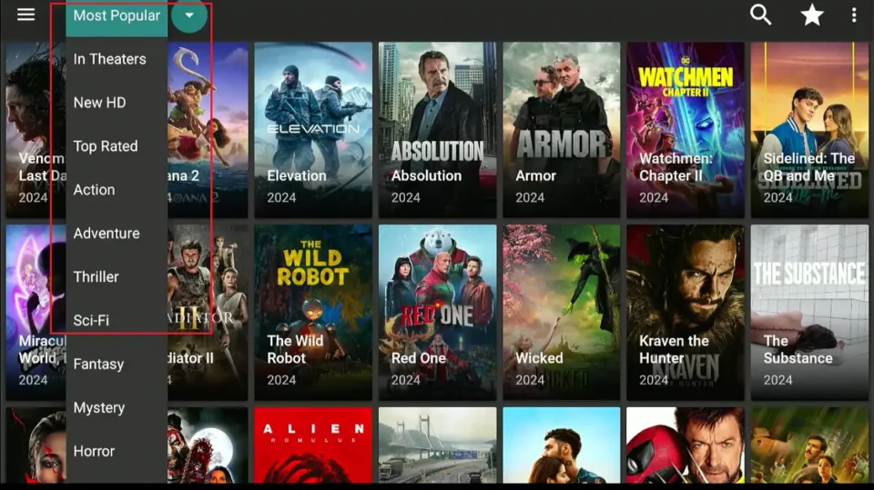 select most popular