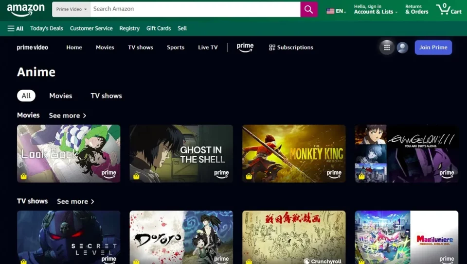 amazon prime video