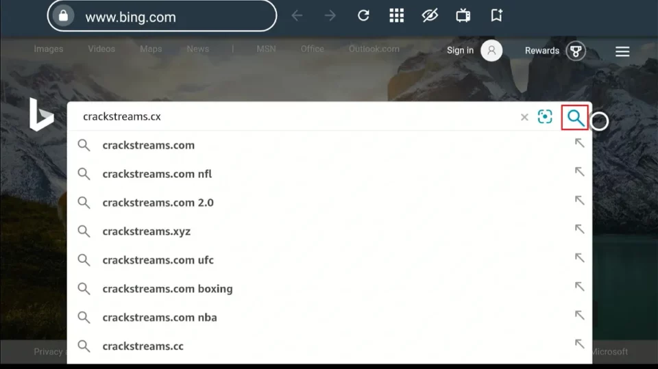 select search