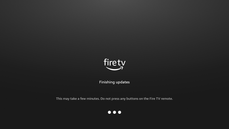 finshing update
