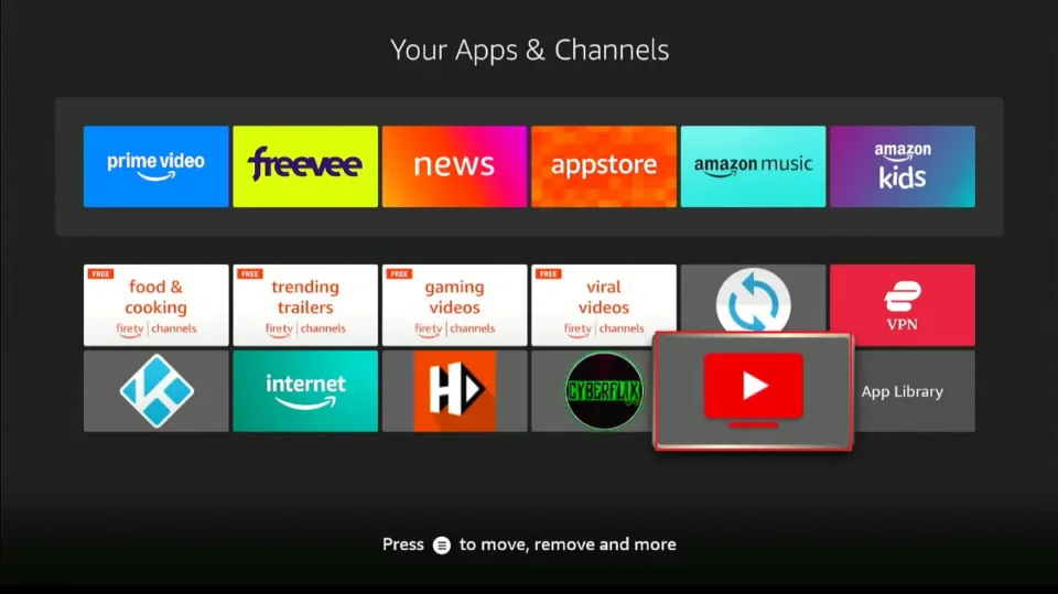 select youtube