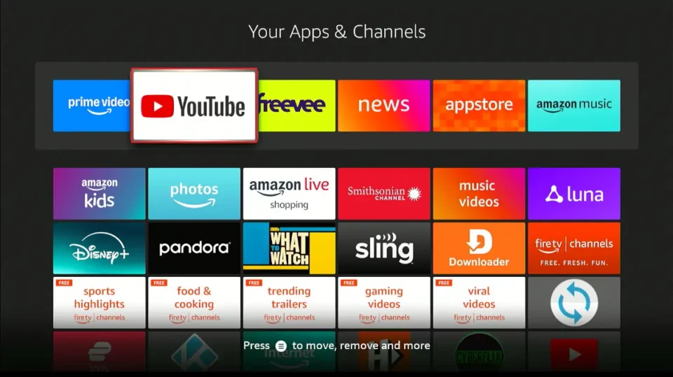 select youtube