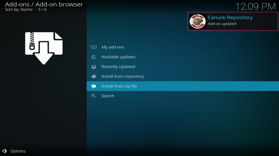 canuck repo installed