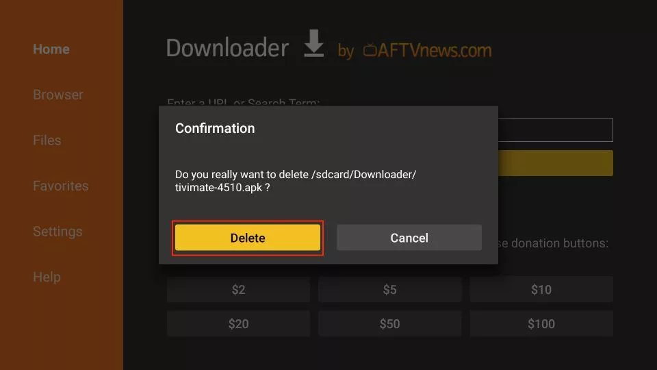 Delete-once-again