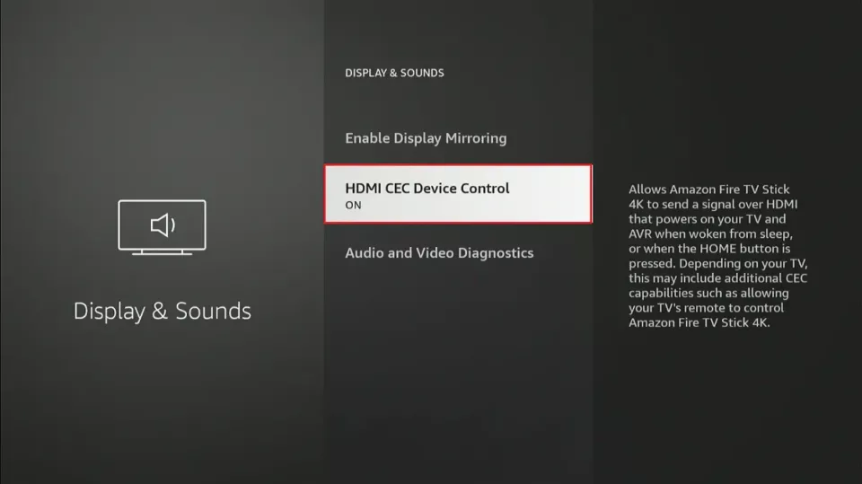 HDMI CEC Device Control