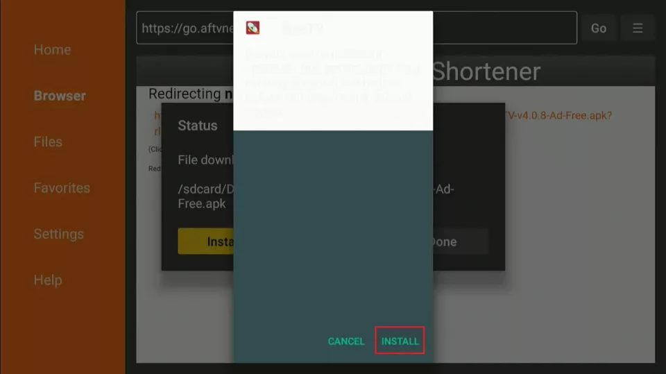 select install