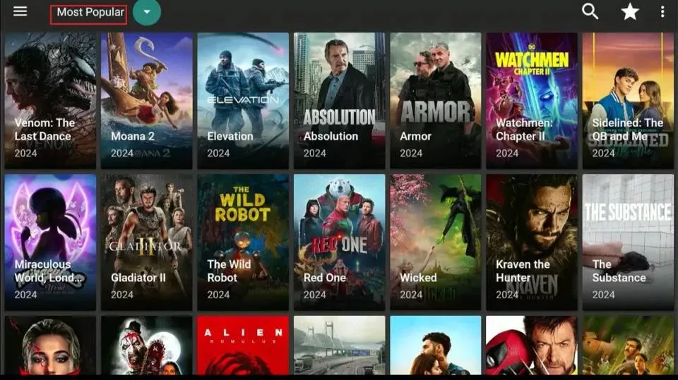 select most popular