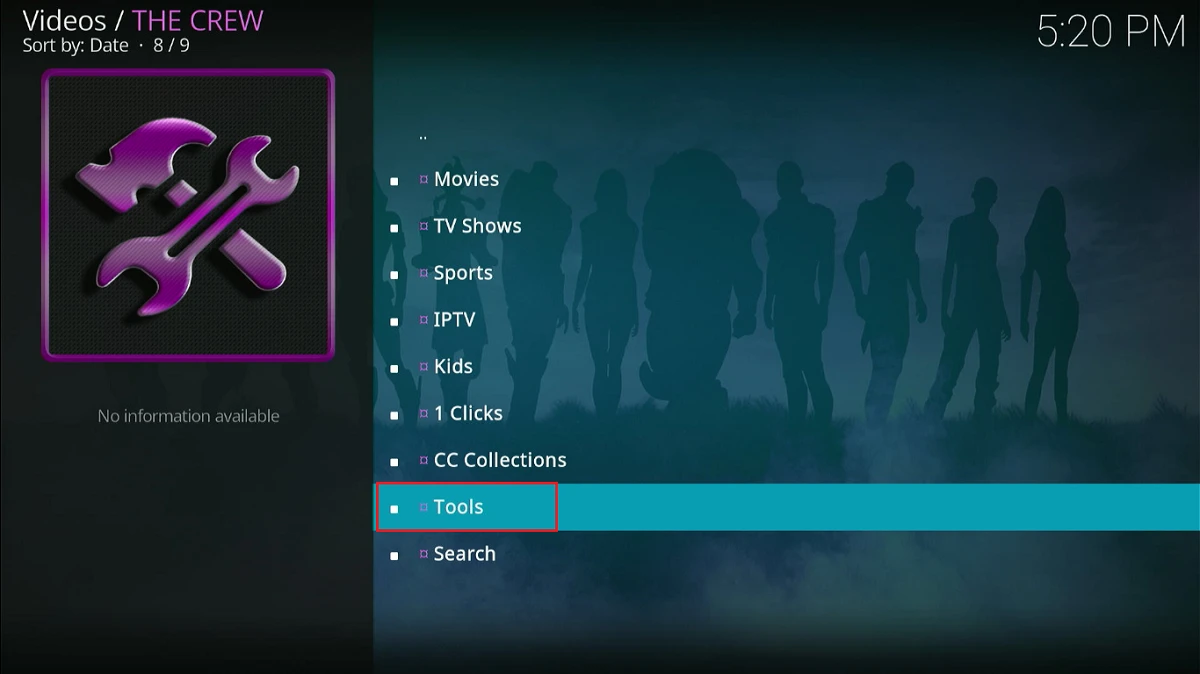 select tools