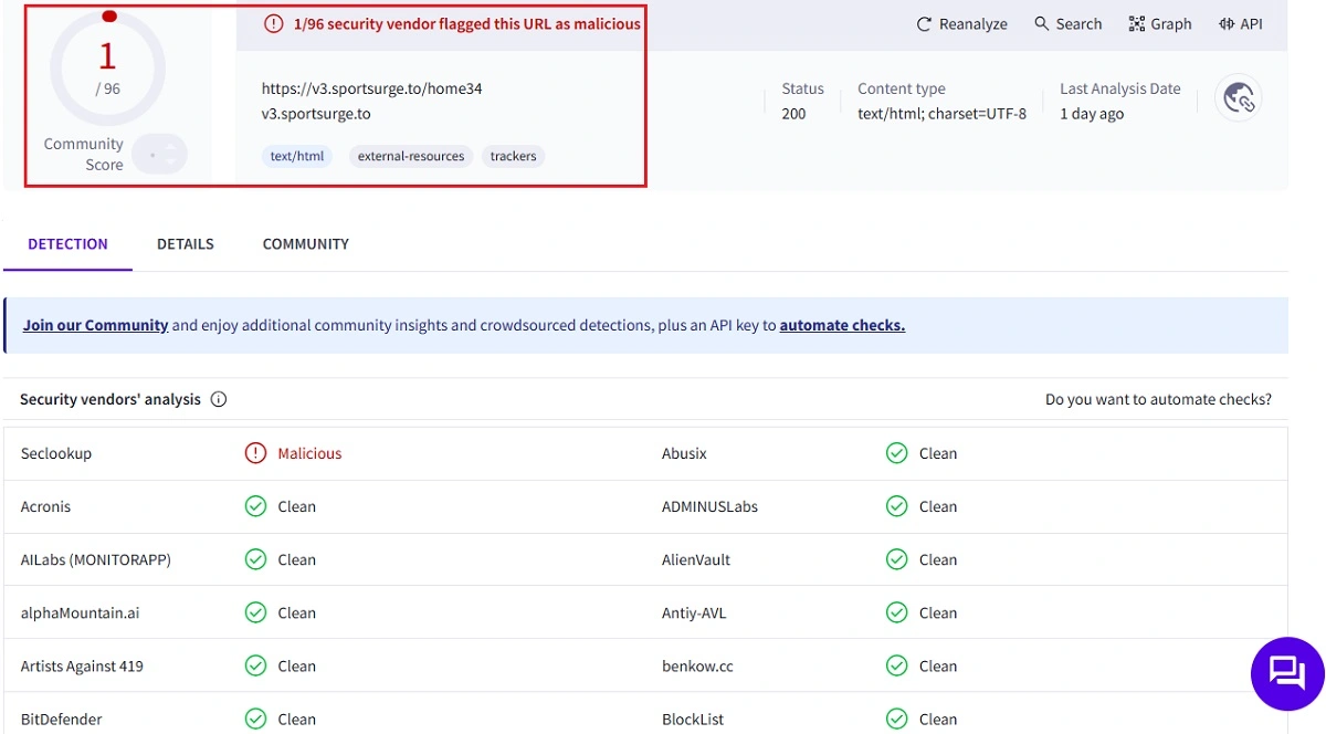 is sportsurge safe and legal?