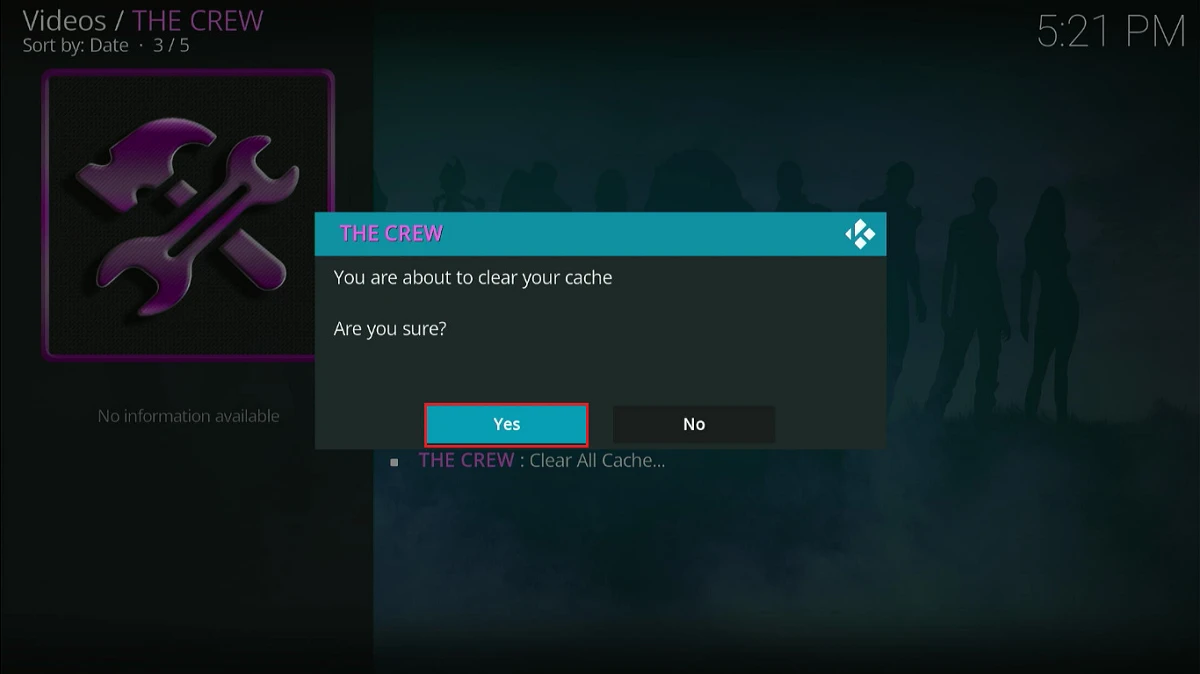 select yes