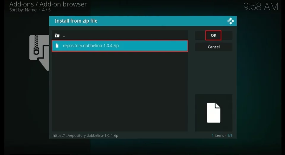 repository zip file