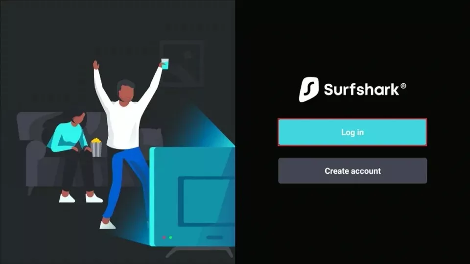 click on login button