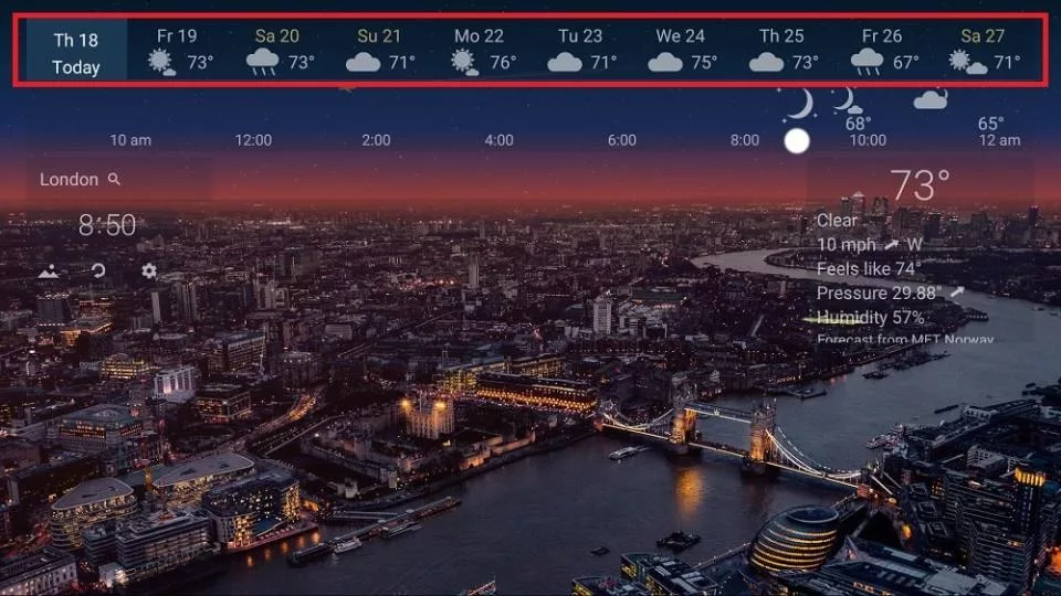 select a certain day