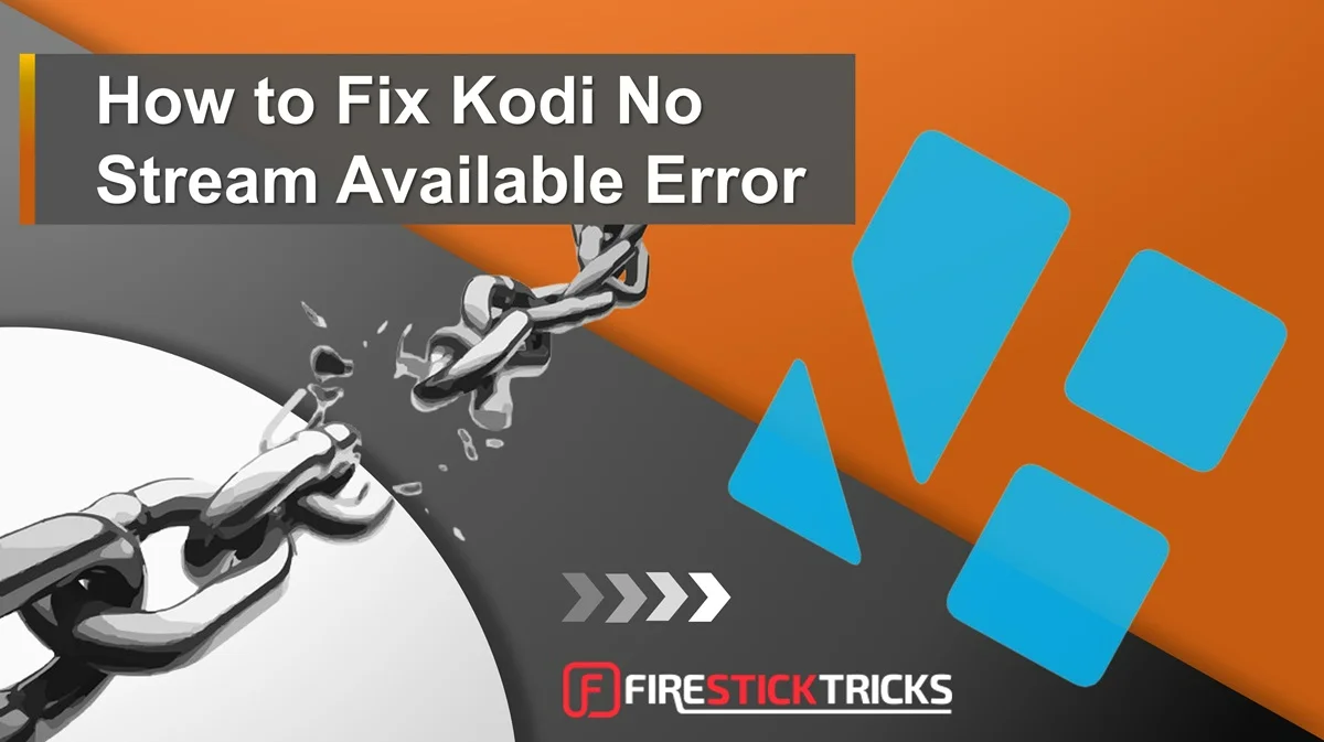 kodi no stream available