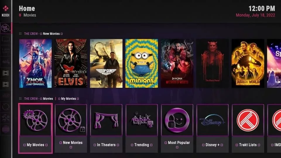inside movies tab