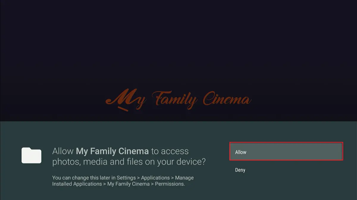 select allow