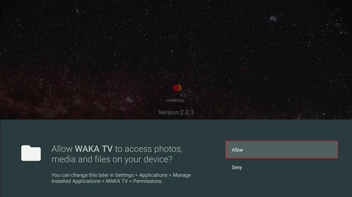 select allow