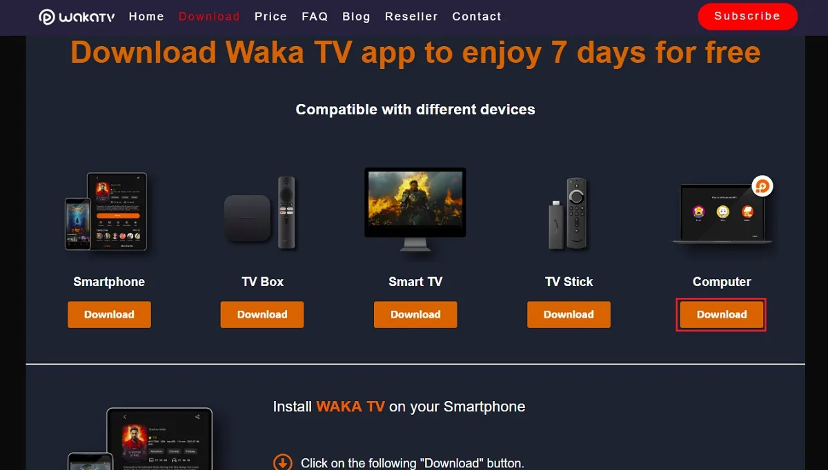select download