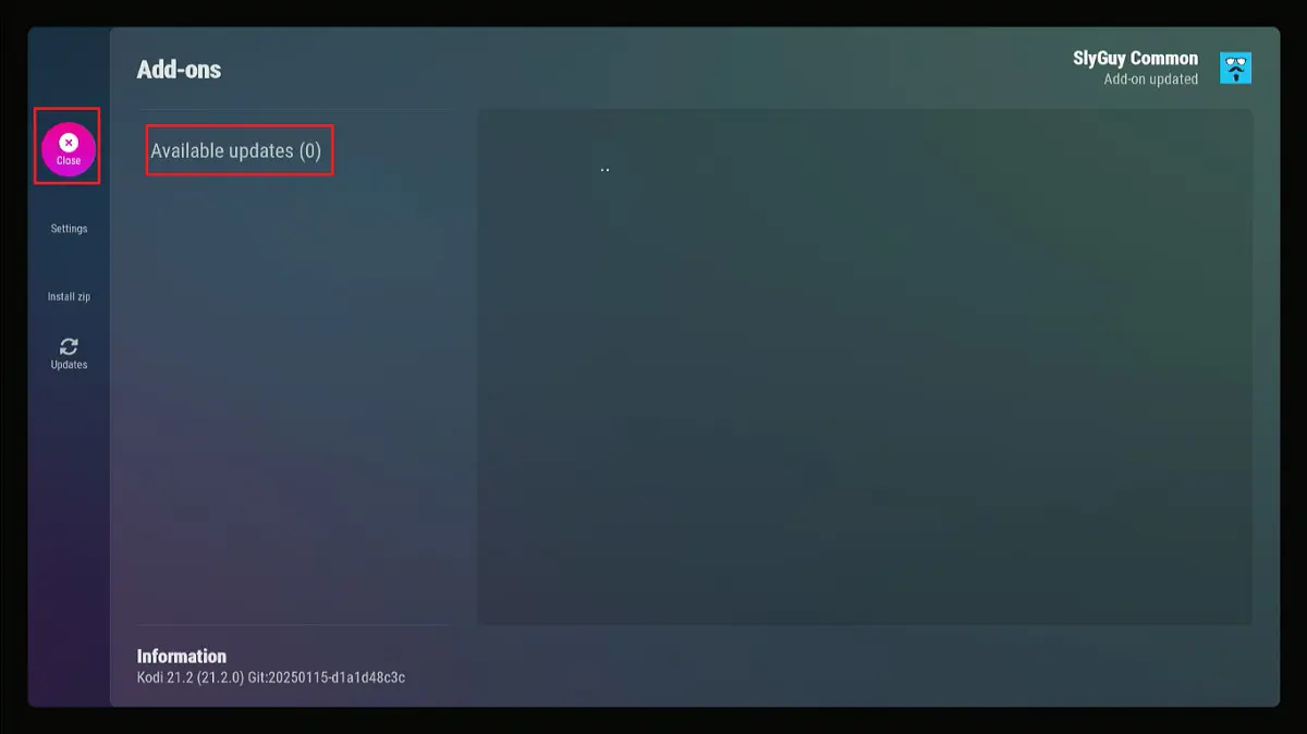 select close