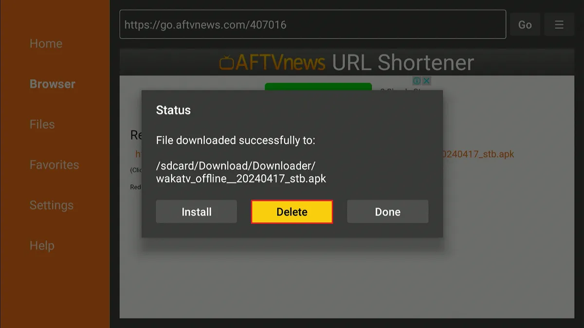 select delete