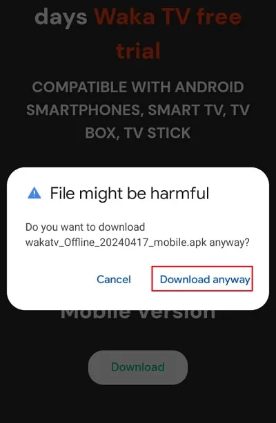 download anyway