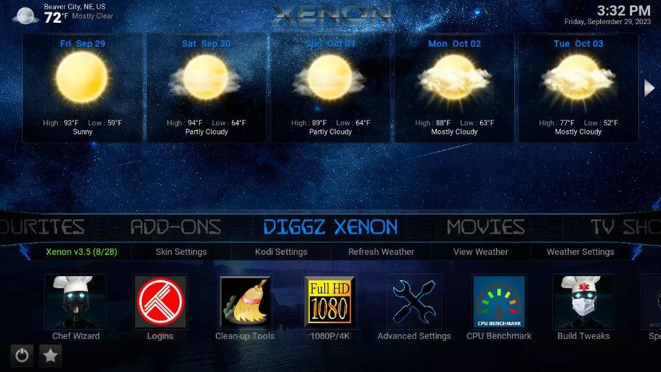 xenon build interface