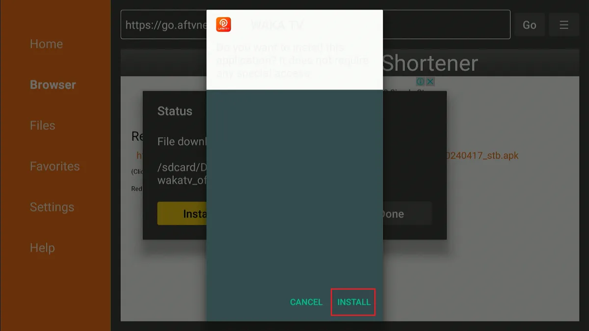 select install