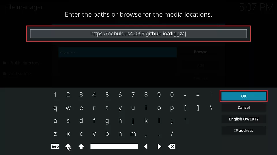 the tv app url