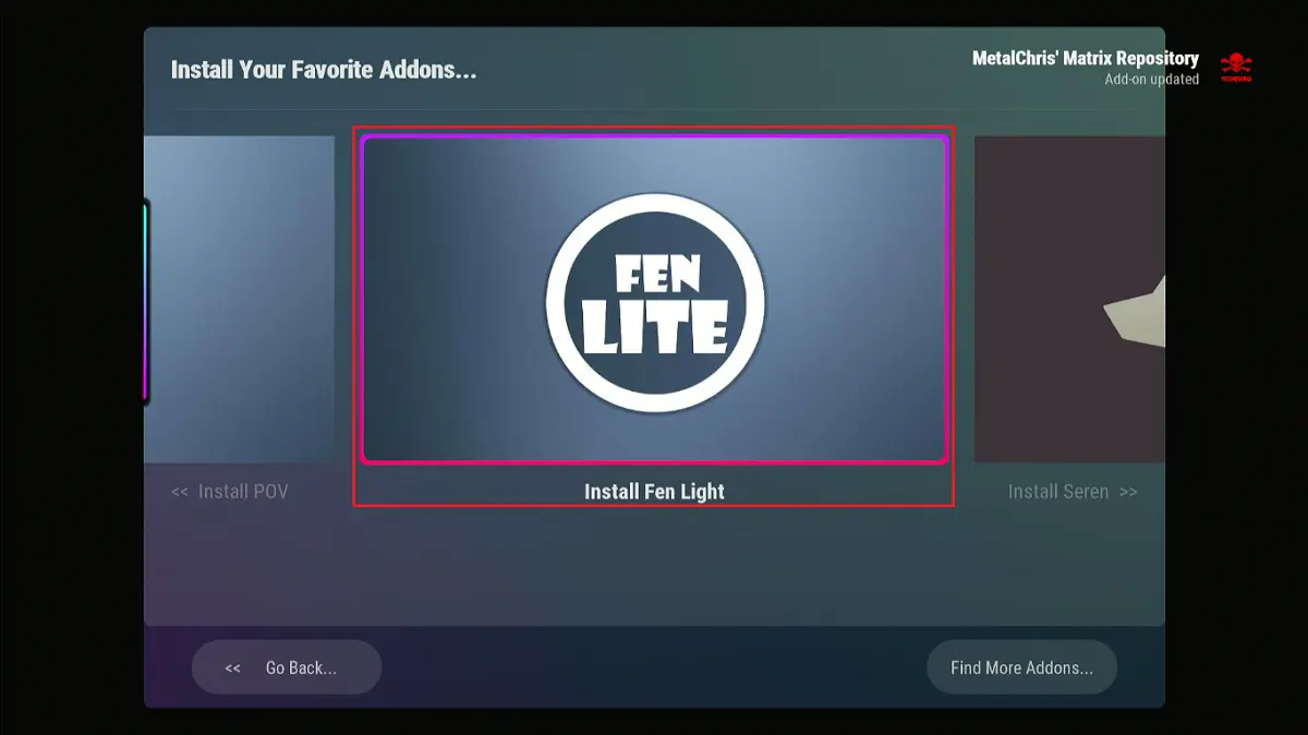 install fen light